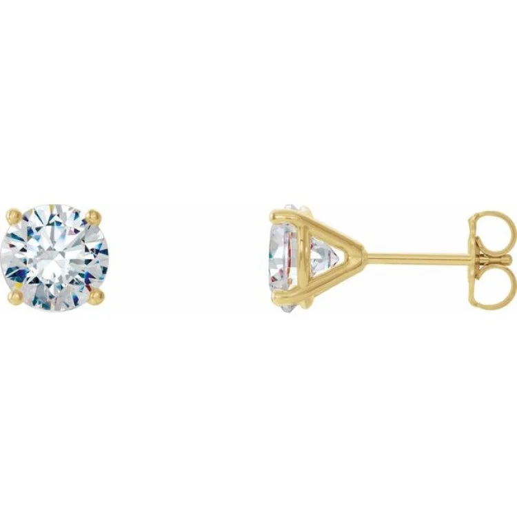 Ladies chandelier diamond earrings-14K Yellow 1/2 CTW Natural Diamond Cocktail-Style Earrings