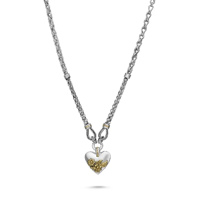 Ladies charm necklace-Fallahy Heart Necklace