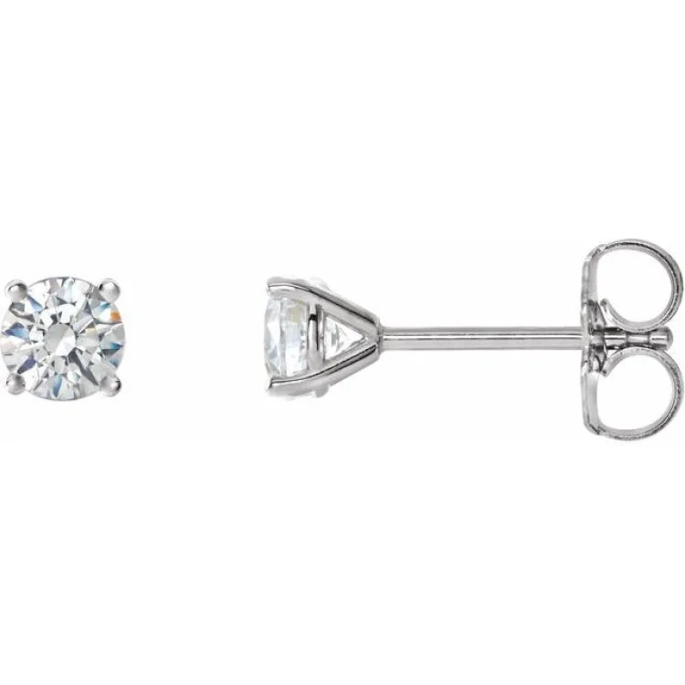 Ladies sapphire earrings-Platinum 1 1/2 CTW Natural Diamond Cocktail-Style Earrings