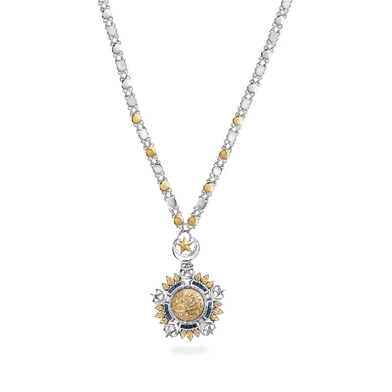 Ladies trendy gemstone necklace-Souad Mohamed Necklace