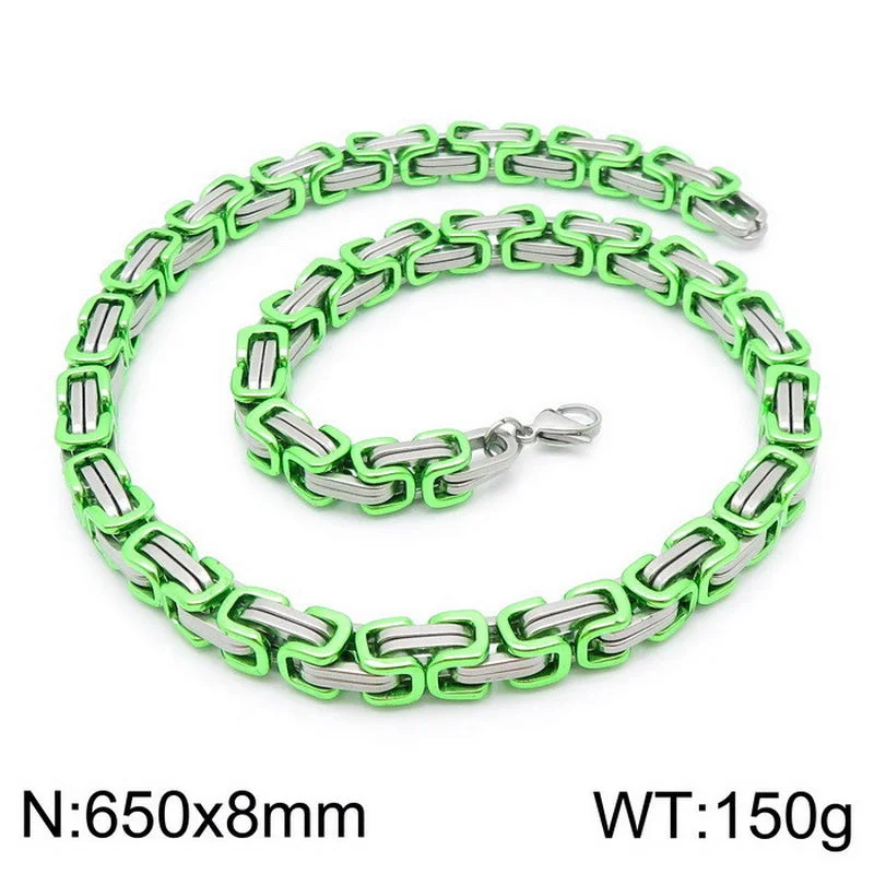 Green Necklace 65cm