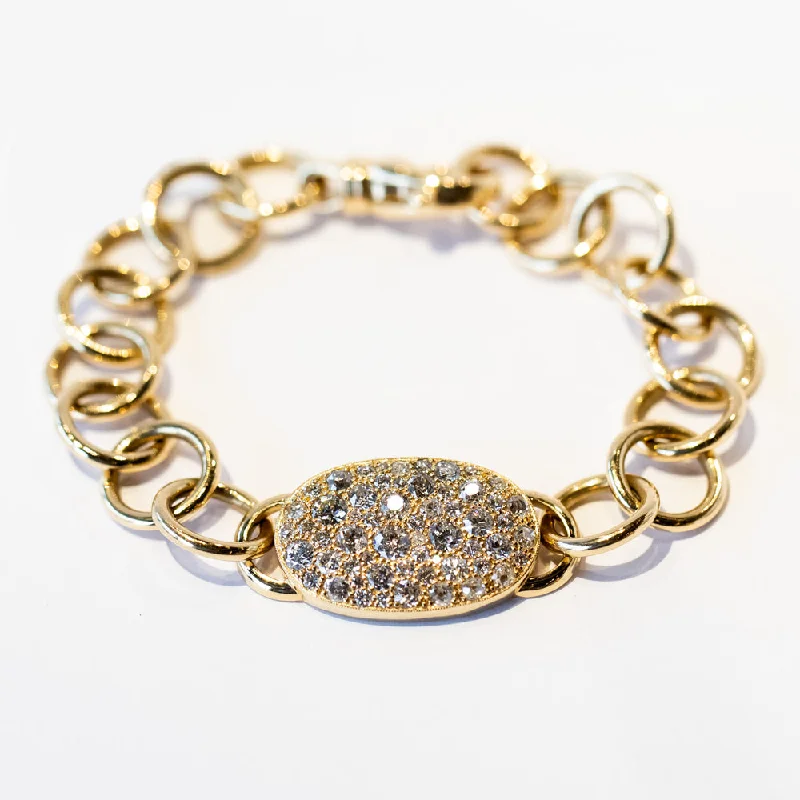 Ladies diamond tennis bracelet-Single Stone Trunk Show | Cobblestone Club Bracelet