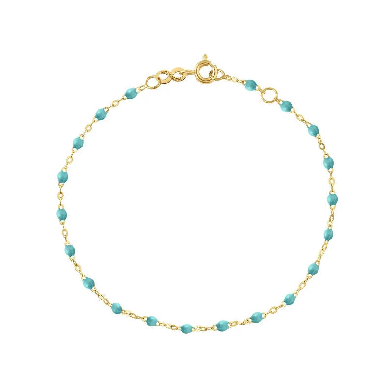 Ladies pearl bangle bracelet-Gigi Clozeau | Classic Gigi Bracelet, Turquoise Green