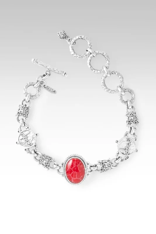 Ladies trendy bracelet-Journey of Enlightenment Bracelet™ in Red Indonesian Coral