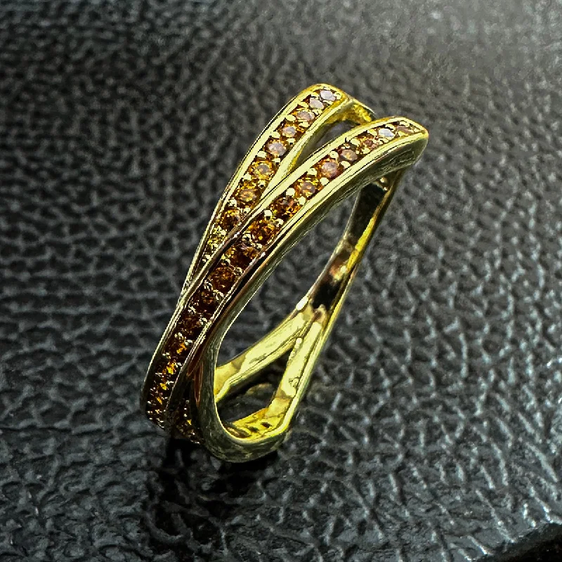 Golden Yellow-Red Zircon