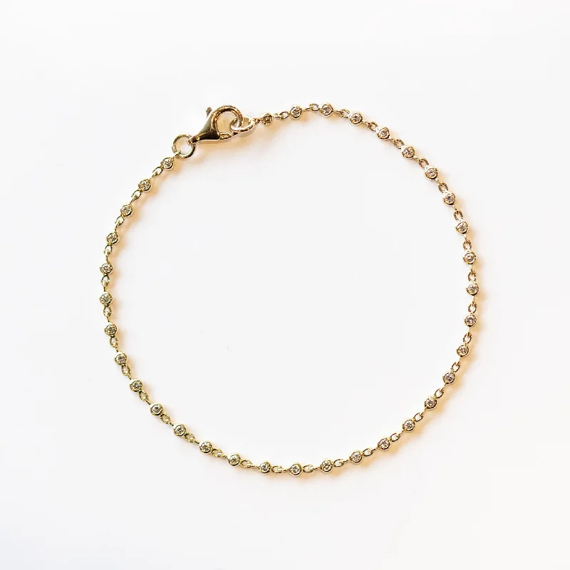 Ladies pearl bracelet-Ariel Gordon | Diamond Ember Bracelet