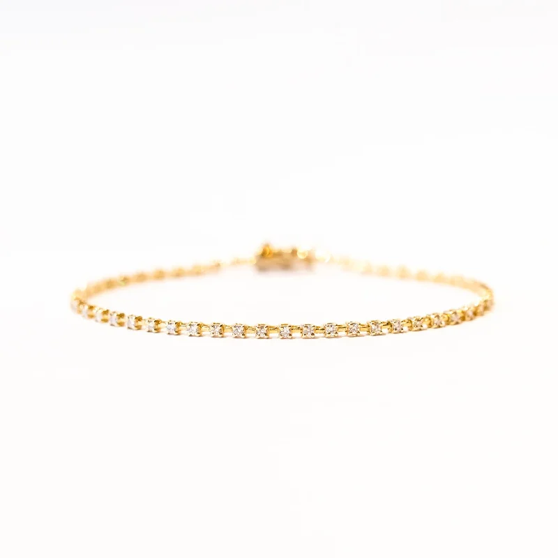 Ladies personalized bracelet-Ariel Gordon | Diamond Tennis Bracelet