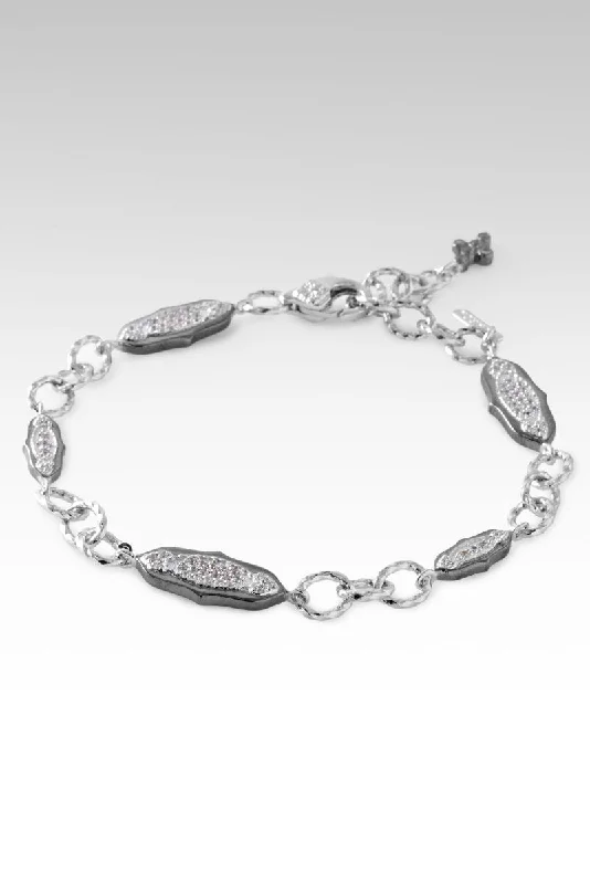 Ladies friendship bracelet-Passionate Promises Bracelet™ in White Zircon