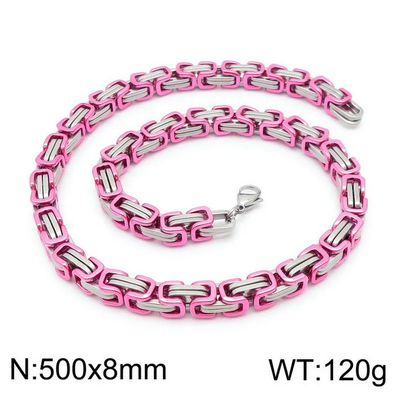 Magenta Necklace 50cm