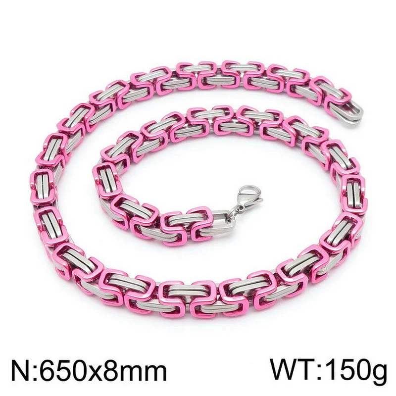 Magenta Necklace 65cm