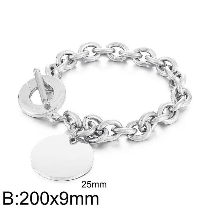 B Steel Bracelet Kb167061-Z