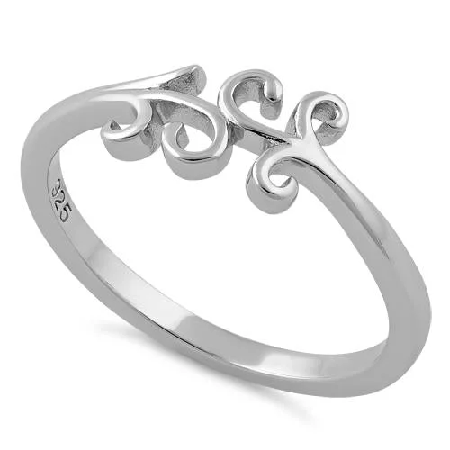 Ladies vintage ring-Sterling Silver Vines Ring