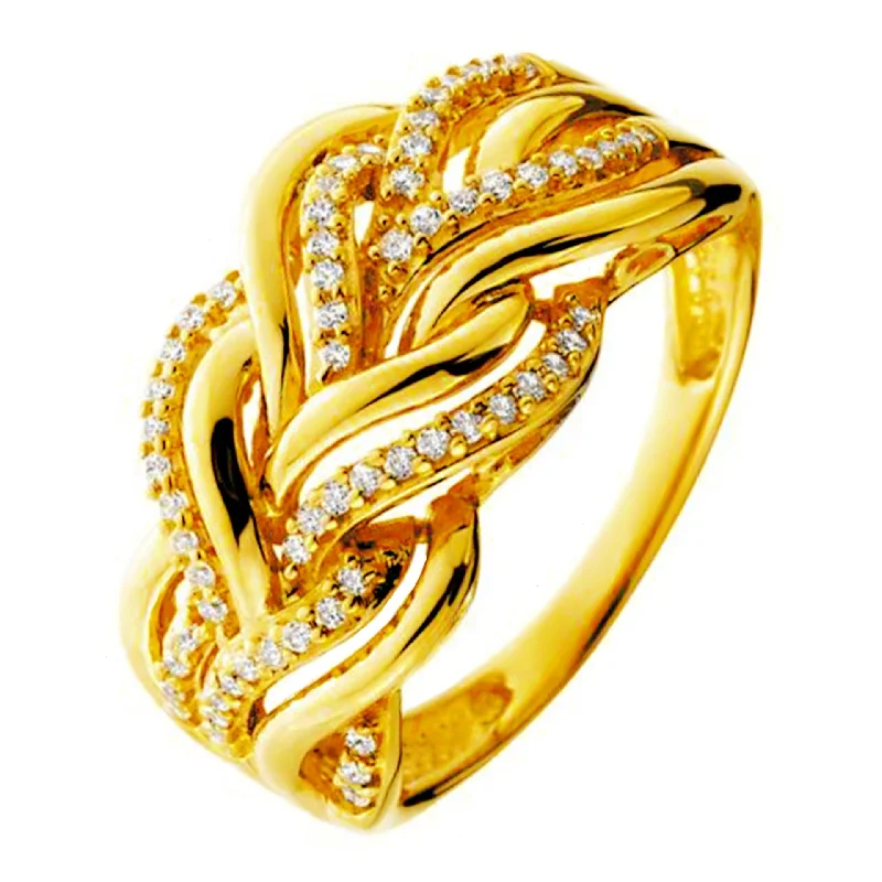 Cord for Braiding Ring [Yellow Gold]]